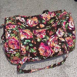 Vera Bradley Large Duffel Rose Print